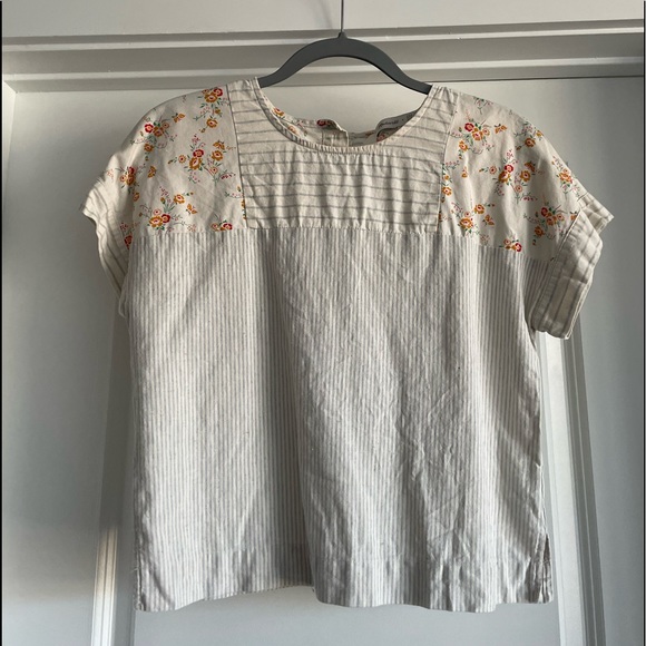 Madewell Tops - Madewell x The New Denim Project Patchwork Top, Size XS